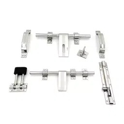 Legal one tape 16x3mm door kit SS SS Finish 3x43 mm Latching Draw Hasp (Set of 2)-image-99