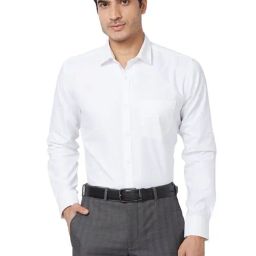 Park Avenue White Slim Fit Shirts-picture-11
