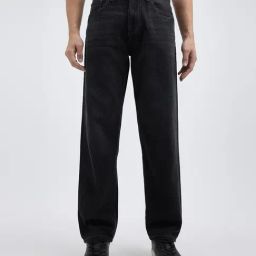Pepe Jeans Black Cotton Relaxed Fit Jeans-picture-45