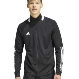 Adidas Black Regular Fit Striped Sports Jacket-image-47