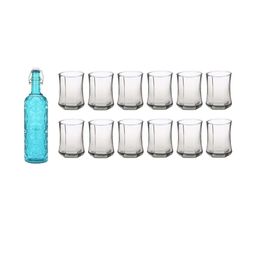 SOMIL Blue Glass Airtight Can Bottle-image-89