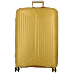 Jump Evae Yellow 8 Wheels Medium Hard Cabin Trolley Bag-image-6
