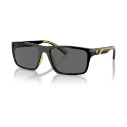 FERRARI SCUDERIA Grey UV Protection Rectangular Sunglasses for Men-picture-44