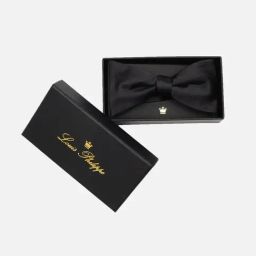 Louis Philippe Black Polyester Bow Tie-picture-25
