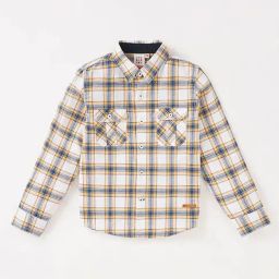 Ed-a-Mamma Kids Multicolor Checks Full Sleeves Shirt-image-62