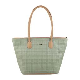 Metro Green Textured Large Tote Bag-image-78