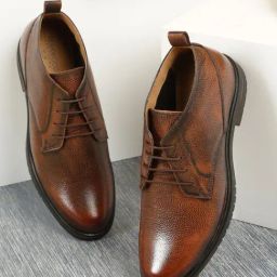 Teakwood Leathers Men Tan Derby Shoes-image-41