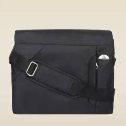 Kara Black Unisex Messenger Bag-14