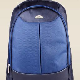 Kara Black & Blue Nylon Unisex Backpack-image-48