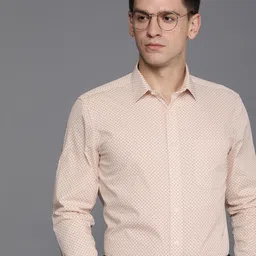 Louis Philippe Slim Fit Pure Cotton Printed Formal Shirt-image-48