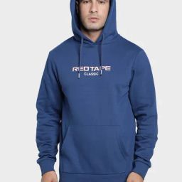 Red Tape Blue Regular Fit Graphic Hoodie-picture-17