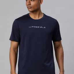 Alcis Men Typography Printed Dry Tech Slim Fit Sports T-shirt-image-36