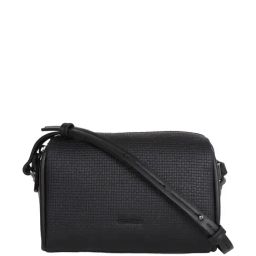 CALVIN KLEIN Black Textured Cross Body Bag-picture-26