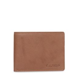 CALFNERO Men Brown Solid Two Fold Leather Wallet-image-38