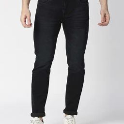 Dragon Hill Blue Slim Straight Fit Jeans-image-29