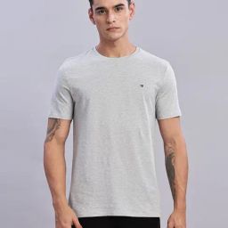TOMMY HILFIGER Grey Heathered T-Shirt-image-61