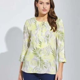 Latin Quarters Green Regular Fit Printed Top-image-68