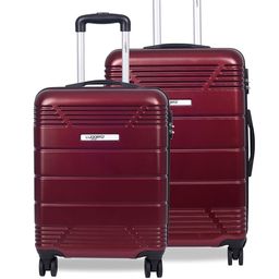 Luggero Set Of 2 Hard-Sided Trolley Bags-44