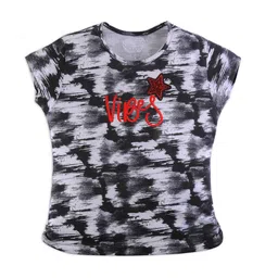 FEMEA Girls Multicoloured Printed Pure Cotton Top-image-2