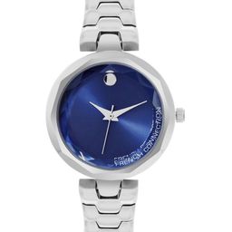 French Connection Women Embellished Dial & Stainless Steel Bracelet Style Straps Analogue Watch FCH09SM-19