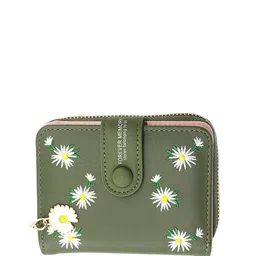 SYGA Women Floral Printed Leather Two Fold Wallet image 2