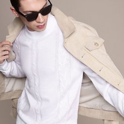WROGN Cable Knitted Pullover Sweater-image-63