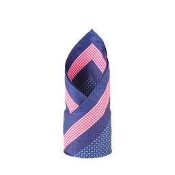 Peter England Men Navy Blue Patterned Pocket Square-image-3
