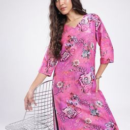 Anouk Rustic Floral Printed Straight Kurta-image-86