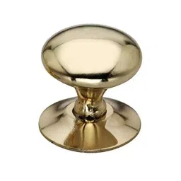 Screw Tight 1.1 Inch Zinc Brass Finish Door Knob Z070202PBL-4 (Pack of 4)-image-30