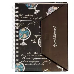 Nightingale Premium Lockable Spiral Notebook-B-Std-240P Pack Of 1 ,118324-12