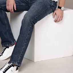 Nautica Men Straight Fit Heavy Fade Stretchable Jeans-picture-26