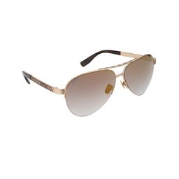 NUMI Unisex Brown Lens Aviator Sunglasses with UV Protected Lens - N18129SCL4-image-59