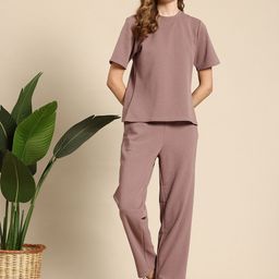 Mast & Harbour T-shirt With Trousers-picture-30