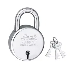 Link 50 mm Stainless Steel BCP Finish 3 Keys Padlock-picture-25