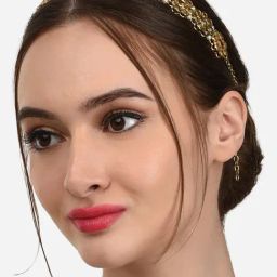 Zaveri Pearls Gold Tone Kundan Flowers Ethnic Head Chain-ZPFK13108-image-33