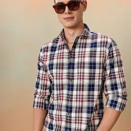 Mast & Harbour Checked Casual Shirt-picture-23