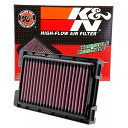 K&N HA-2511 Replacement Air Filter for Honda CBR250R (Black)-25