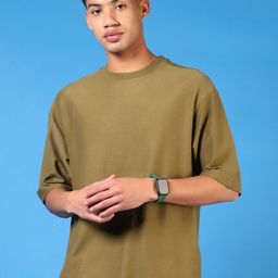 V-Mart Men Drop-Shoulder Sleeves Applique T-shirt-image-67
