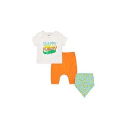 Mothercare Kids Multicolor Printed T-Shirt, Joggers with Bib-image-85