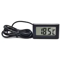 Themisto AP-IS11A019 Portable Wired Mini Digital LCD Electronic Temperature Meter Sensor Black-21