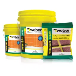 Weberjoint Poxy + Poxyfill (Epoxy System) Jet Block 5 Kg-image-2