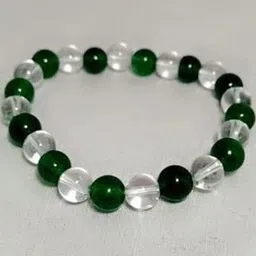 Divine souvenirs Unisex Artificial Beaded Elasticated Bracelet-16
