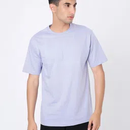 Blnk Short Sleeves Round Neck Relaxed Fit Cotton T-shirt-picture-25