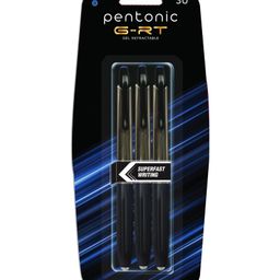 Pentonic GRT Gel Pen - Blue Ink, 3 Pcs Blister, Pack of 1-16