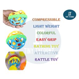 Tiny Tycoonz Teether and Rattle Ball Toy Pack of 2- Multicolour image 2
