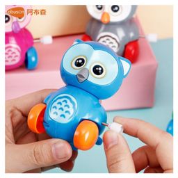 ADKD Colorful Key Wind up Bird and Animal Jumping Walking Toys Pack of 3 -(Random Design and Color) image 2