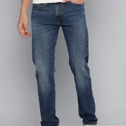Levis Men 505 Straight Fit Mid-Rise Light Fade Stretchable Jeans-picture-33