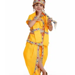 Kaku Fancy dresses Kids Krishna Costume Kurta With Dhoti Pants & Accessories-picture-48