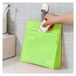 COZY VIBES Makeup Bag, 1 Piece Large Capacity Waterproof Portable Travel & Beach Cosmetic Bag- PACK OF 1- COLOR MAY VARY image 3