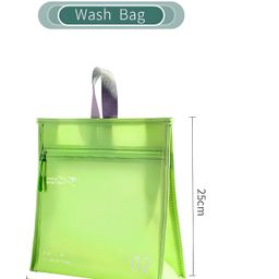 COZY VIBES Makeup Bag, 1 Piece Large Capacity Waterproof Portable Travel & Beach Cosmetic Bag- PACK OF 1- COLOR MAY VARY image 4